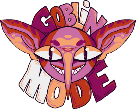 'Goblin Mode' Sticker: WLW / Lesbian Colors