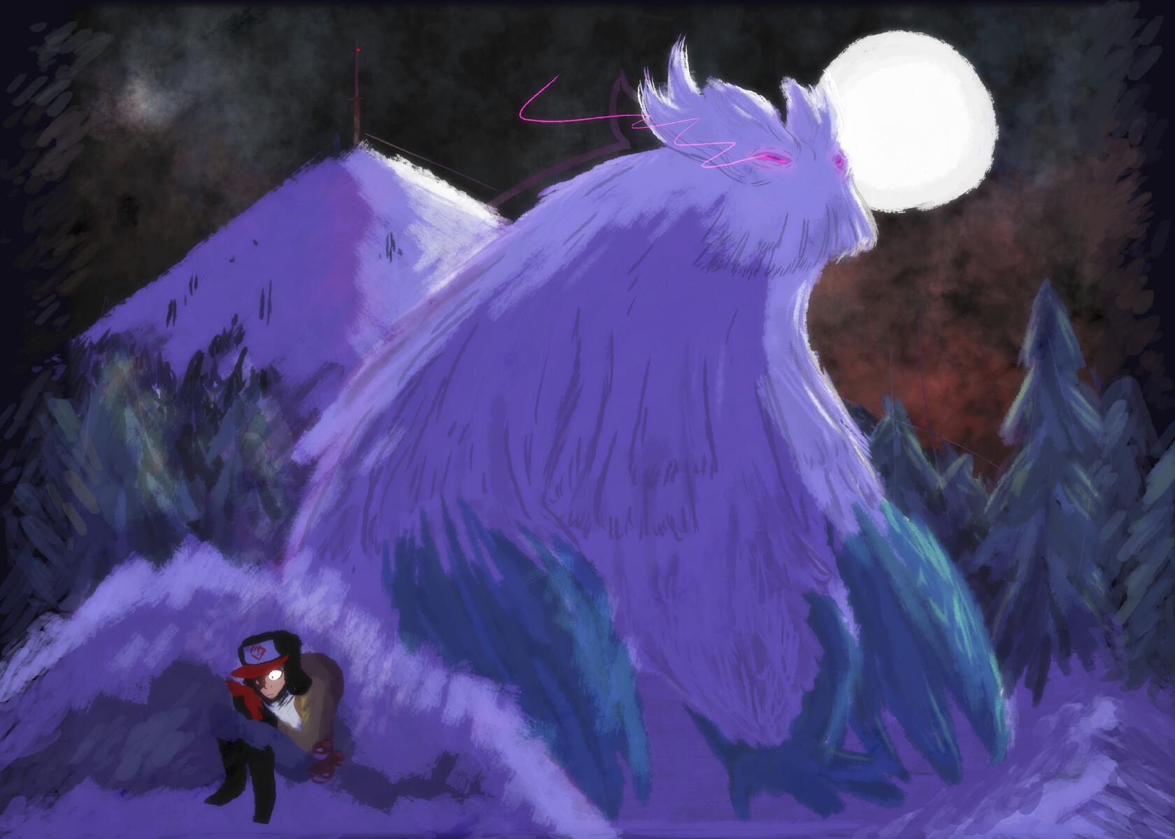 Pokemon: Abomasnow (5x7, 8x10, 8.5x11)