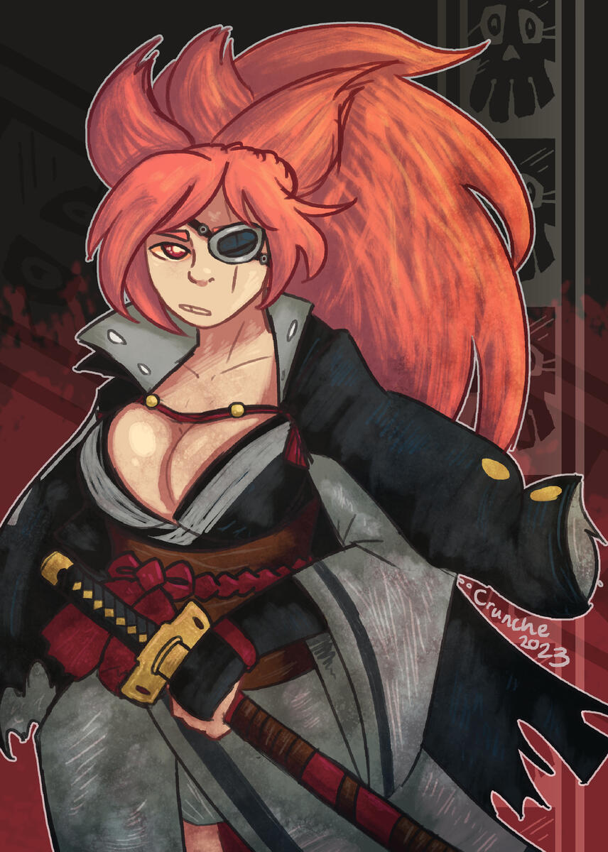 Guilty Gear STRIVE: Baiken (5x7, 8x10)