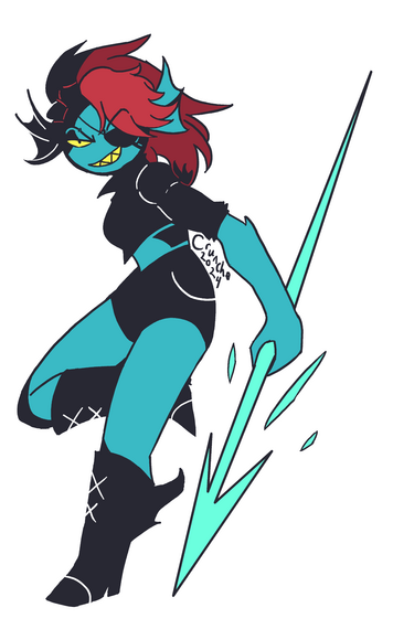 Undertale: Undyne sticker