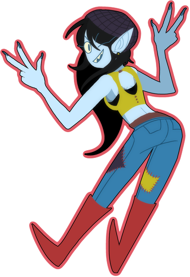 Adventure Time: Marceline fullbody sticker