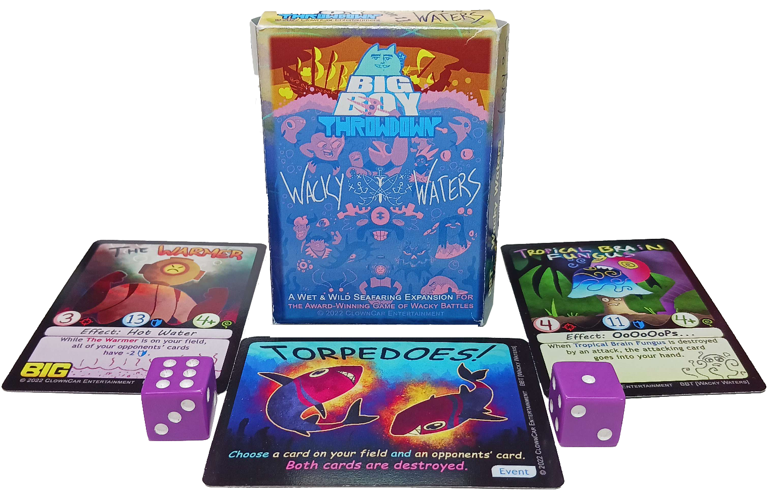 Wacky Waters Game Box Spread